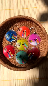 Quà lưu niệm quà tặng mẫu móc khoá nón lá lõm như thật