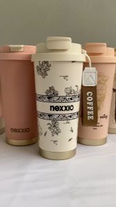 Aveline Tumbler Nexxio  minum aesthetic cooler stainless 316 portabel anti tumpah 520ml/ Gelas kopi tahan panas dan dingin 12 Jam/ Tumbler Masa Kini Anti bocor