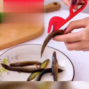 BabyShop-C1143 Pisau Pembersih Usus Ayam / Pisau Pembelah Perut Ikan Udang Belut Multifungsi Alat