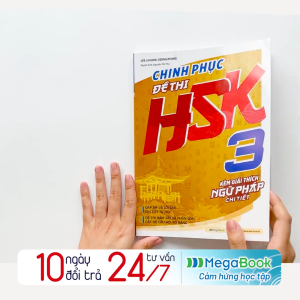 Sách- Chinh phục đề thi HSK 3 (Kèm giải thích ngữ pháp chi tiết)+KÈM MP3 NGHE ONLINE