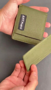 Rubyshop.id - Dompet Lipat Pria Extra Slot Card Hijau Army