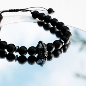 Racabel Hoplite Bracelet - Gelang Batu Alam 100% Original Asli Pria - Natural Stone Garansi