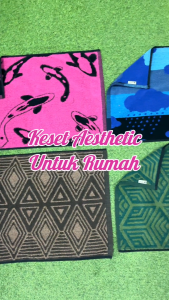 Keset Chalmer 40 x 60 cm Keset Handuk Motif Dapur Kamar Mandi Bolak Balik Seri A