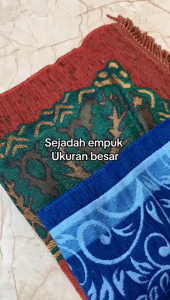 Hampers Sajadah Foam Empuk Emas Mengkilap Almashad 70x110