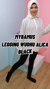 Mybamus Legging Wudhu Alica Black M11718 R14S3 Allsize
