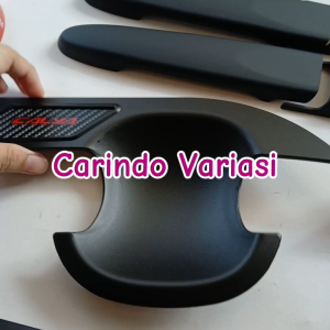 Paket Tutup Tangki & Cover Handle Outer Pintu Calya 2016-2024 Hitam Premium