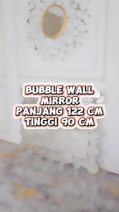 cermin dinding bevel bubble