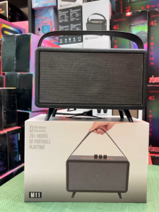 ลำโพงบลูทูธ รุ่นM11 รองรับAUX TF USB ปรับแอคโค่ได้ มีสายหิ้วพกพาง่าย มีขาตั้งในตัว กำลังขับ20วัตต์ 💥 ลำโพงแบบพกพา เครื่องเสียง