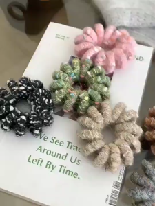 ยางรัดผม #ยางมัดผม #รัดผมแบบเกลียว #ยางมัดผมแบบเกลียว #เครื่องประดับผม