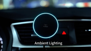Car Magnetic Wireless Charger Round With Light 15W Model : XUNDD-081