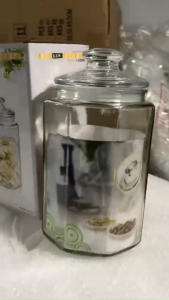 Lọ thủy tinh nắp thủy tinh 2 Lít  đựng gia vị đựng đườngđựng hạtđồ khô an toàn sạch sẽ