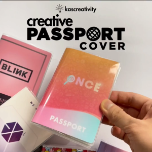 K-POP Creative Passport Cover (Passport holder protector sleeve jacket)