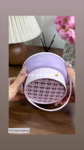 KKKing Household Makeup Brush Cleaning Bowl Multifunctional Makeup Drying Rack Storage Bowl