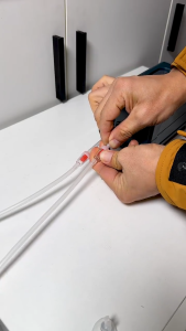 วาล์วกันย้อน วาล์วกันน้ำย้อนกลับ check valve กันน้ำตีกลับ พลาสติก มี 2 รุ่นให้เลือก ใช้กับปั๊มลม สายลมได้ กันน้ำไหลย้อนกลับ เข้าปั๊มลม