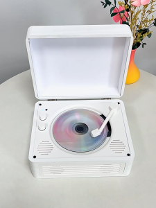 Middix Cd Player with Speaker for Kpop Retro Bluetooth Stereo Portable Music Player Built-in Battery Gift