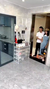 Kệ 5 tầng để giày dép có màng chắn bụi kệ giày dép 5 tầng khung thép chịu lực cao cấp