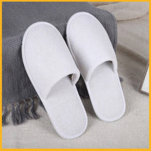 KOZI 1 PAIR Disposable Slippers Household Towelling Closed Toe Hotel Slipper Spa Shoes Slippers