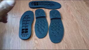 Alas Bawah Sol Potong Outsole Sepatu Boot Safety Sepatu Karet Mentah Hitam rubber Premium Tebal Jadul 08