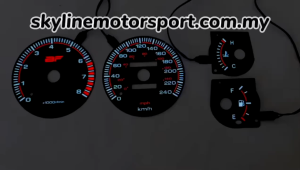 Toyota Corolla SEG AE100 AE101 EL Meter Panel Papan Accessories Black Face