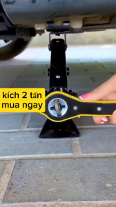 Bộ Kích Nâng Gầm Ô Tô 2 tấn Thế Hệ Mới Với Tay Nâng Hạ Kích thông minh
