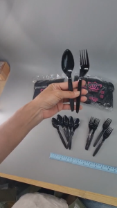 ช้อน/ส้อม ยาว16ซม.ตราบัว แพ็ค 100 ชิ้น แยกขายนะคะ