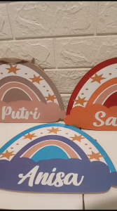 Hiasan Dinding Custom Nama & Dekorasi Dinding Kamar Anak