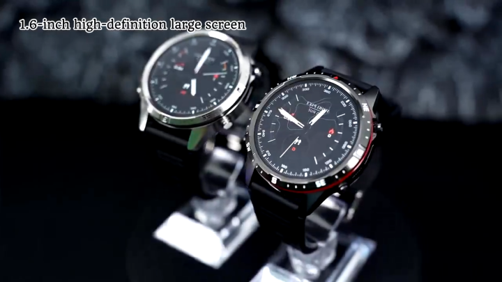 Aolon GT5 Pro สมาร์ทวอทช์ 2025 เข็มทิศใหม่ 100+ โหมดกีฬา Jam วิ่ง Pria Pace นาฬิกา DIY ใบหน้า การตรวจสอบสุขภาพ สมาร์ทวอทช์กันน้ำสายรัดคู่ บลูทูธ โทรข้อความ Push