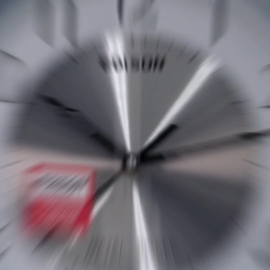 Jam Dinding Edison Sweep ES 310 AL T84 Metallic Timbul Aluminium Diameter 320mm 32cm