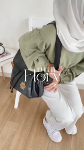 Flory Ransel - Tweelyforbag - Tas Ransel Wanita Lucu Warna Soft