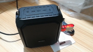 Thiết Bộ khuếch đại giọng nói Loa phóng thanh không dây di động 18W Máy trợ giảng cho giáo viên Bluetooth Loa kèm micro echo Aux USB TF Flash ghi âm M800