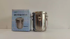 STAINLESS STEEL PAINTING BRUSH WASHER 600ML