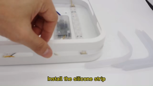 AISEO Tricolor Ceiling Light Chandelier LED lights Modern Ceiling Lamp Bedroom Panel Lights