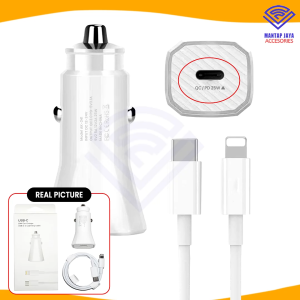 CHARGER CASAN MOBIL FAST CHARGING 25W USB C TO 8PIN UNTUK IPHONE 11 12 13 14 PRO MAX