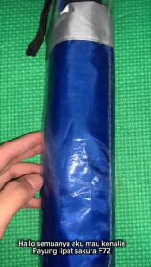 Payung Lipat Fiber Otomatis Awet Jari Kerangka