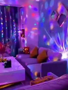 ไฟดิสโก้ ไฟหมุนLED ไฟเท็คปาตี้ หลอดไฟดิสโก้ E27 ไฟดิสโก้เทคled 220V ไฟประดับตกแต่งRGB ไฟกระพริบ ราคาถูก ทนทาน