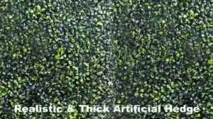 Gambaran Hijau Faux Greenery 40x60 cm - Dekorasi Dinding Tanaman Buatan Elegan