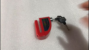 Alarm Lock Disc ล็อคดิส กุญแจล็อคดิสมีเสียง ล็อคดิสเบรค ดิสเบรคแบบมีเสียงเตือน 110db สามารถขับไล่โจรและออกคำเตือนทันเวลา