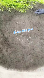 ERLENA MIDI DRESS TALI KATUN CRINKLE AIRFLOW GAMIS WANITA POLOS HITAM