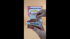 Panasonic ยกกล่อง ถ่านไฟฉาย ถ่านอัลคาไลน์ ขนาด AA และ AAA 1.5V Alkaline แพ็คละ 2 4 8 ก้อน รุ่น LR6T