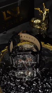 Jam Tangan Pria Asli Chrono Aktif Tahan Air Premium Original Lexier Chronograf Kulit Waterproof Semua Jarum Aktif Stainless Kalender Aktif Luminous Bercahaya Gaya Kasual Bisnis Sport Jam Corno Cowok Import Kekinian Aksesoris Arloji Men Watches -JP20