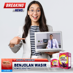 daun ungu obat japan wasir dan ambien BPOM