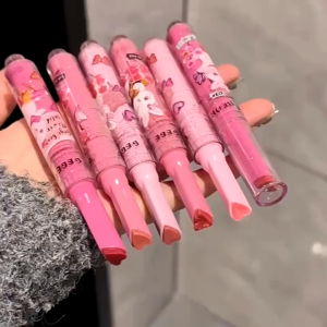 Gege Bear Garden Pink Rabbit Love Solid Water Light Fades ลิปกลอสให้ความชุ่มชื้น สีสวยเป็นธรรมชาติ กลิ่นหอม ลิปกลอสเนื้อชิมเมอร์ มันวาว ติดทนนาน สินค้าขายดี มีคุณภาพ ราคาถูก