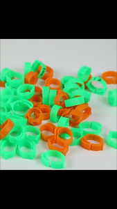 100Pcs Ring Merpati 8mm Ring Klip Burung Dewasa 1-100 Sequence