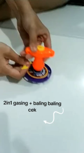 Mainan Gasing 2 in 1 Baling Baling Gangsing Anak Murah