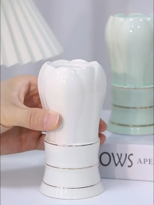 Lư điện xông trầm hương cầm tay CÁNH SEN có pin sạc tiện lợi