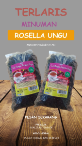 Teh Bunga Rosella Ungu 25 gr Termurah