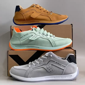 Kenxiex Sepatu Pria Sneakers Trendy Shoes Casual Sporty Olahraga 126610