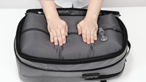 FRN New Airback Vacuum Compression Travel Backpack Multifunction 60L Large Capacity&Expandable 17 Inch Laptop Backpack