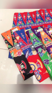Kain Sarung Batik Betawi Kain Batik Halus Motif Ondel-Ondel 200x115cm