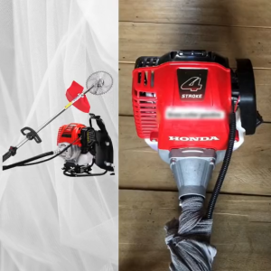 SupplierHub Gasoline Grass Trimmer 4 Stroke Brush cutter Tiller attachment with Big Frame 43CC HeavyDuty Quality Durable